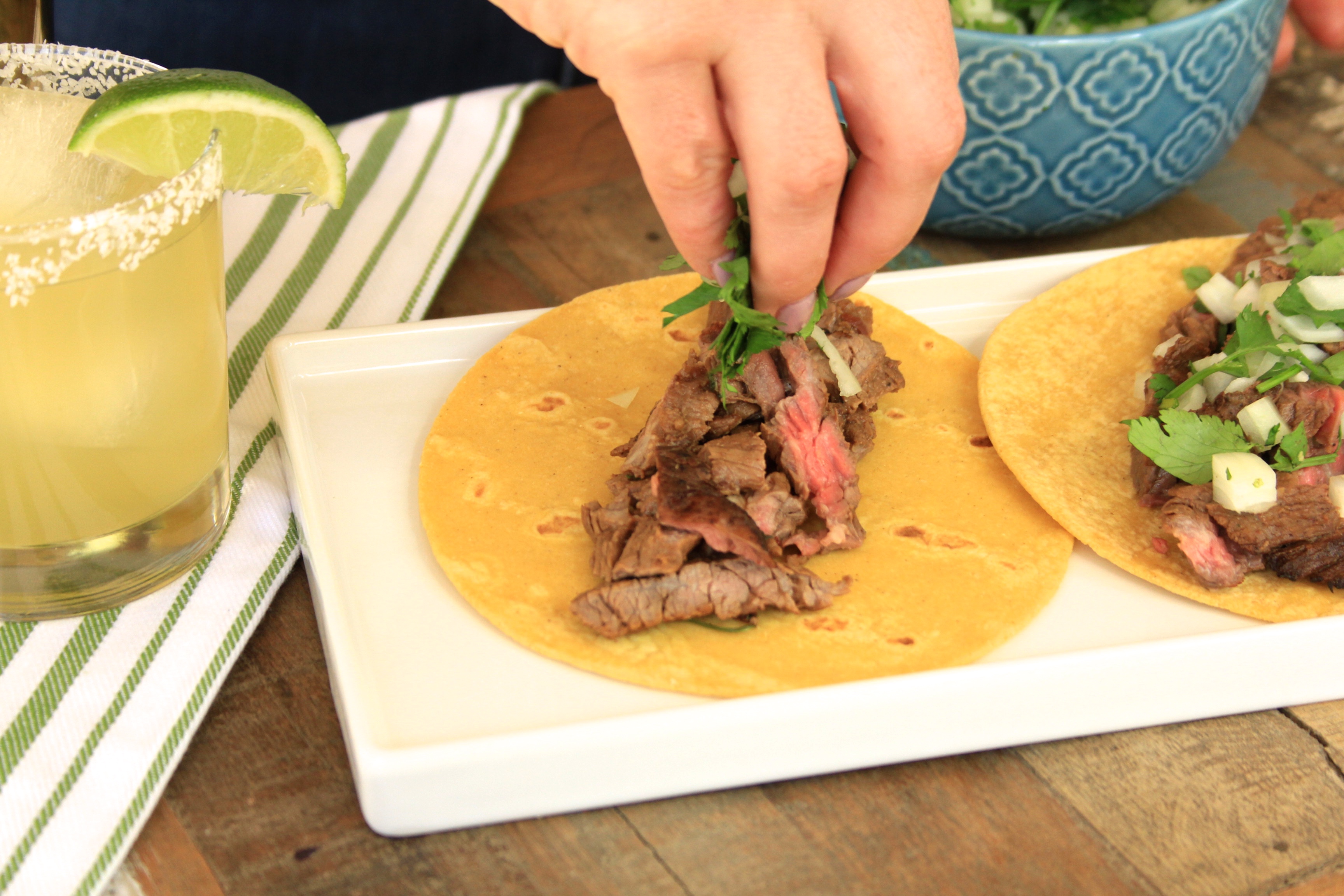 Classic carne asada taco recipe for Cinco de Mayo meal