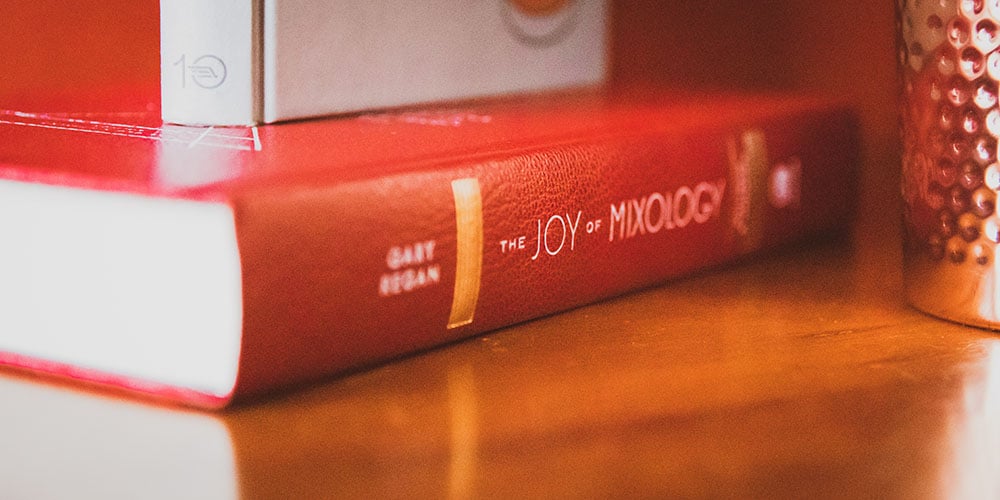 Cocktail Enthusiast gift basket idea: mixology books