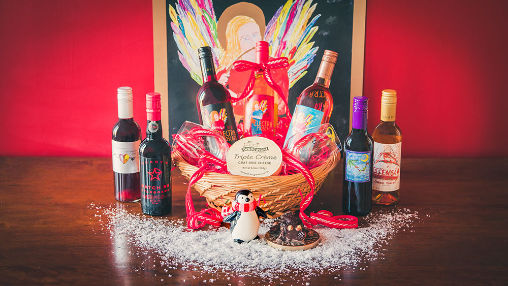 Sweet Wines Gift Basket Ideas