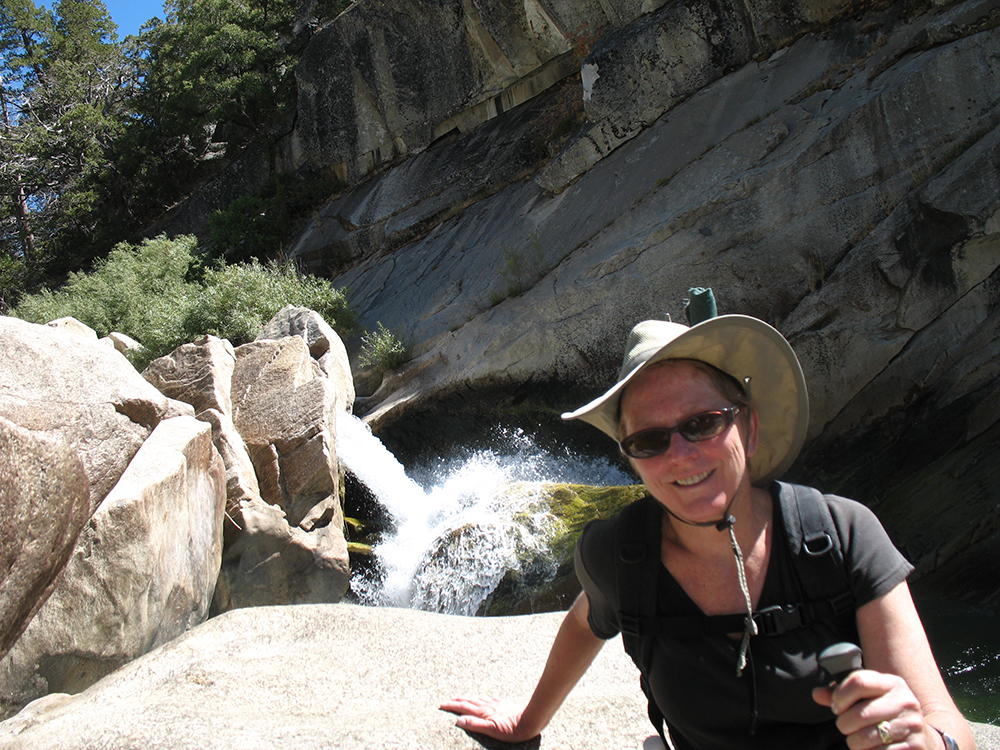 Laurel at Junction Butte in the Sierras