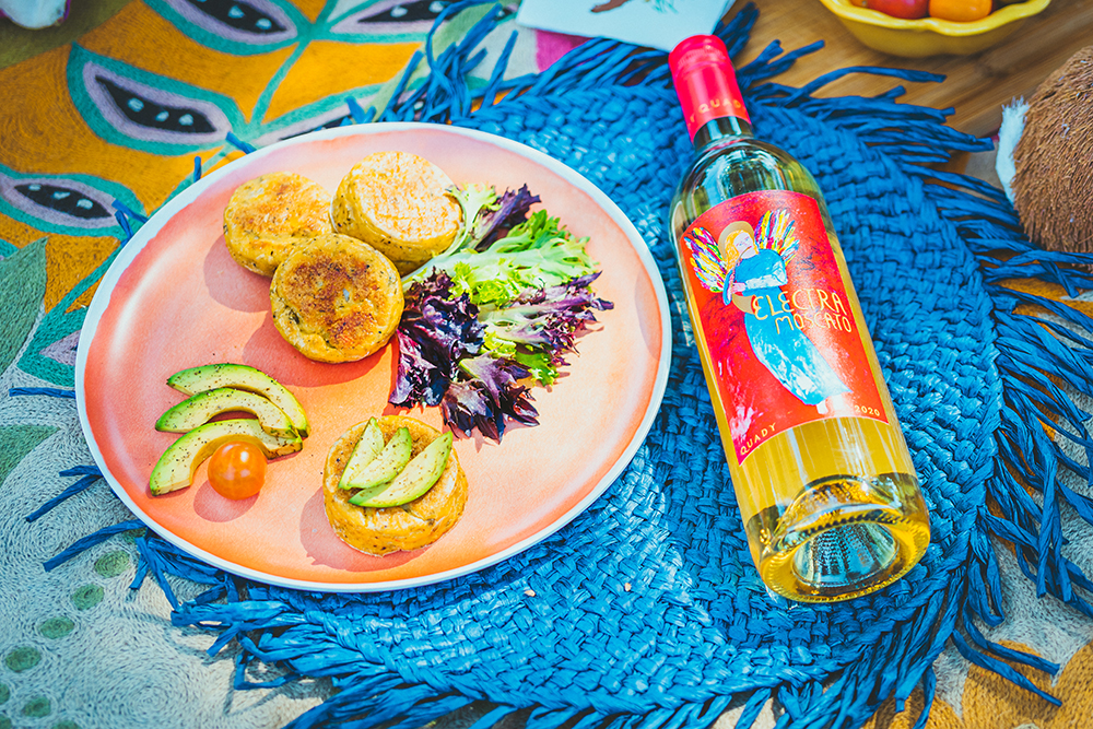 Spring brunch idea - egg bites and Electra Moscato
