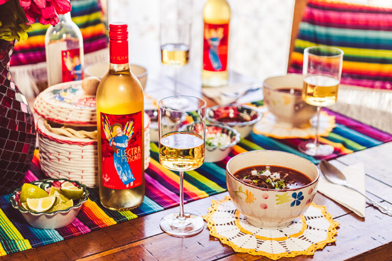 Mexican food pairing: birria with Electra Moscato