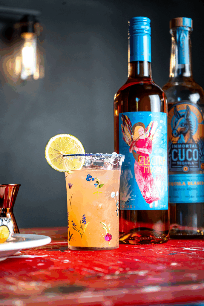 Rosé paloma recipe with Electra Moscato Rosé