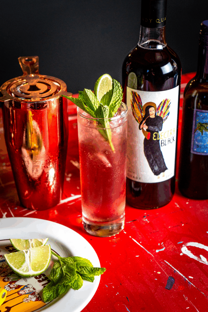 Rose gin and tonic recipe with Electra Black and Deviation